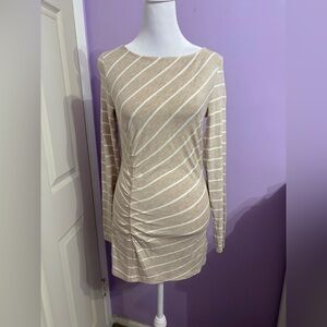 White House Black Market Striped Blouse